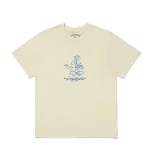 camiseta masculina com estampa cinegrafista de skate tecido premium 100% algodão