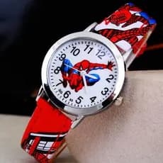 Relógio Infantil Homem-Aranha De Quartzo Redondo Multicolor Presente De Aniversário Para Meninos E Meninas