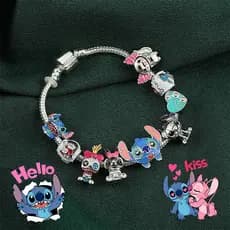 Pulseira De Ponto Disney Jóias Feitas À Mão De Bricolage Meninos E Meninas Casal Presente De Aniversário De Férias