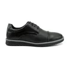 Sapato Casual Masculino Black Oxford Derby De Alta Qualidade Super Leve Moderno Pais