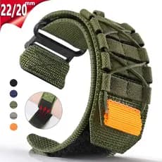 2023nova Pulseira De Nylon 20mm 22mm Substituição Universal Reposição Relógio Esportivo Para Homens Feminina Acessórios De Cinto Colorido