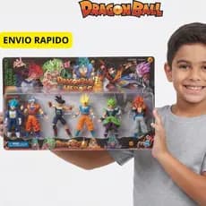 Kit Super Dragon Ball Goku Articulado PVC Action Figure Anime Boneco Colecionável Presente Gee