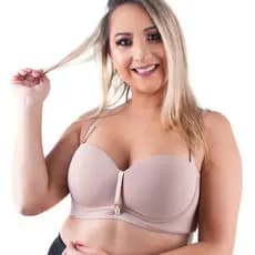 Sutiã Plus Size Com Bojo Modelo Push Up Moda Íntima