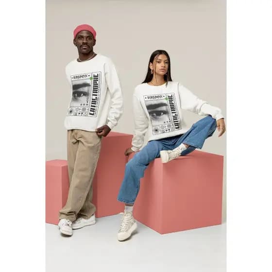 Moletom Careca Unissex ´´Catastrophe´´ Blusa de Frio Feminina Masculina- oversized stretwear