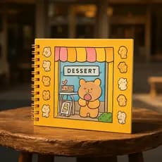 Livro de Colorir Capa Flexível com Laminação holográfica 20x15cms - 50 Folhas - Gramatura 172g