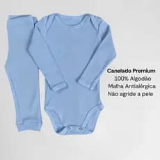 Body bebê com calça pagão conjunto 100% algodão com toque suave antialérgico 02-C3