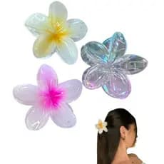 Kits 3 Peças Grampos piranha De Cabelo Flor De Feriado De Praia presilha