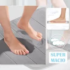 Kit Tapete Antiderrapante Absorvente Macio Banheiro Cozinha Lavável Macio Alta Absorção 1, 2, 3 unidades