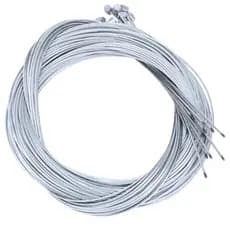 Kit 10 Cabos para Freio Dianteiro 1.5x1400mm Aço Galvanizado
