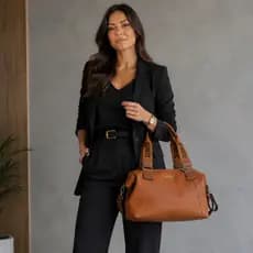Bolsa Feminina Clássica  Elegante Alça de ombro em gorgorão