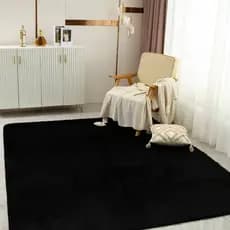 Tapete Fofo Peludo 2,00 x 2,40 Antiderrapante Macio para Sala de Jantar/Quarto/Casa