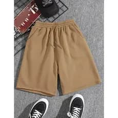 Bermuda Moletom Masculina Short Treino Academia Esporte Fitness Casual com bolso
