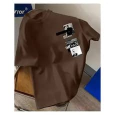 Camiseta Básica New Moment The Past (ESCUDO) Unissex Algodão Camisa Costura Reforçada StreetWear