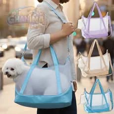 Bolsa Transporte Pet Mochila Para Cachorro e Gato Coelho Porquinho Bolsa Viagem pets Transparente