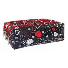 Estojo Triplo Coração Love Look