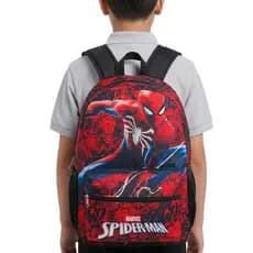 Mochila escolar infantil de costas Tamanho G -Homem aranha