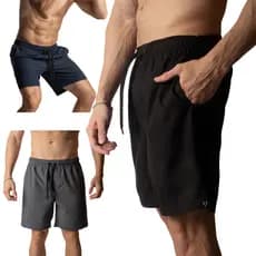 Kit 3 Bermudas Masculina Shorts Academia Leve Flexível e Estiloso