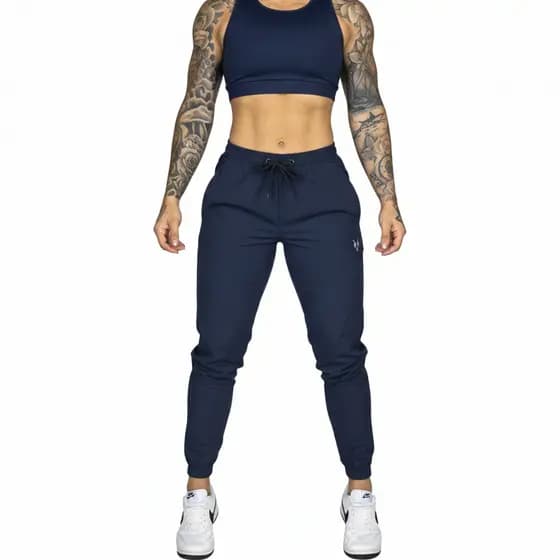 Calça Jogger Feminina Tactel Esportiva Ultra Leve Flexível Confortável