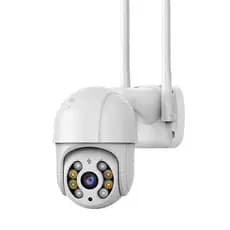 Camera  Wifi Externa Hd Sensor De Movimento Ptz Speed Dome a Prova Agua Zoom 2 Antena