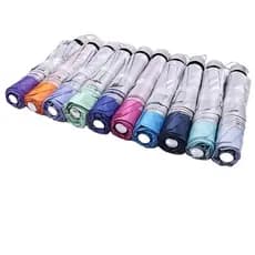 Kit 6 Sombrinhas Dupla Face Manual Guarda-Chuva Compacto Chuva e Sol