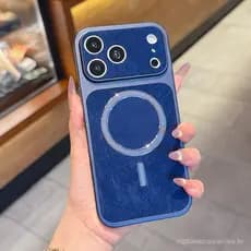 Capa para iPhone 17 16 15 14 13Pro/Promax, magnética, dissipadora de calor, proteção total da lente, anti-queda, bordas