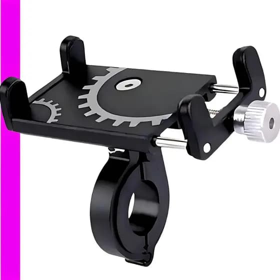 Suporte new para Celular Alumínio Universal - Ajustável e Seguro para Bicicleta e Moto