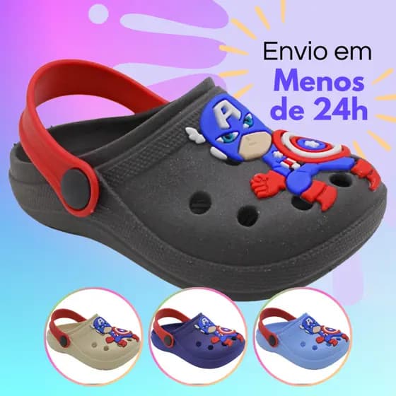 Papete Babuche Infantil Menino Sandália Confortável Leve Macia