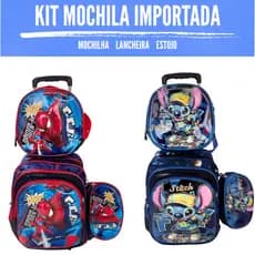Mochila Mochila Escolar Mochila Rodinha Mochila de Rodinha Infantil