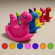 Gangorra Minhoca Balanço Criança Infantil Nhoca Click New Brinquedo