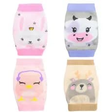 Joelheira antiderrapante bebe infantil criança proteção roupa acessório – idade 4 -12 m