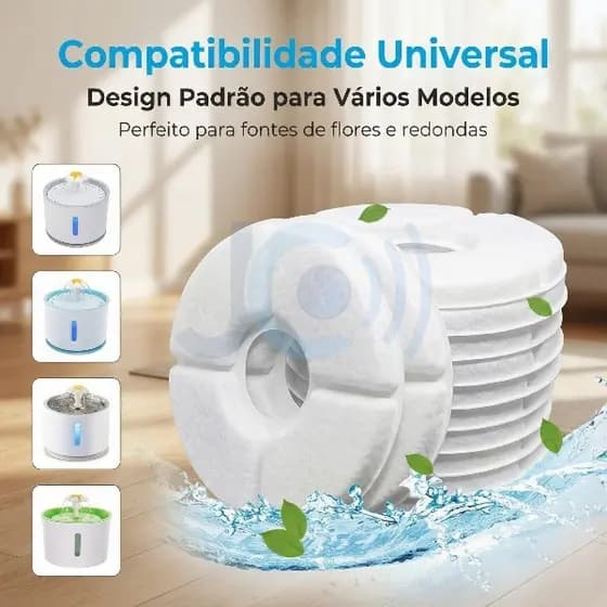 4 Peças Substituto Filtro De Carbono Ativado Para Gatos Filtros De Substituição De Fonte De Água Acessórios