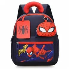 Novo jardim de infância meninos meninas Spiderman Elsa leve saco de escola de náilon