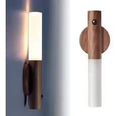 Kit 2 Luz Noturna Inteligente LED Com Sensor Magnética Recarregável USB