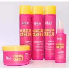 ILIKE ENGROSSA CABELO LINHA PROFISSIONAL Fios encorpados e com volume saudável - 5, 4, E 3 PRODUTOS