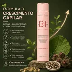 Shampoo Blumy Hair Bio Repair Fortalecedor 300ml Biotina Óleo de Rícino Crescimento