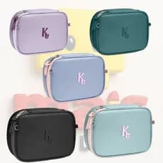 Estojo Box Metalizado Kika Lovers KK2631 Escolar Feminino