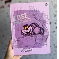 Caderno Colegial Alice no País das Maravilhas Páginas Decoradas 160 Folhas 179mmx241mm Capa Dura