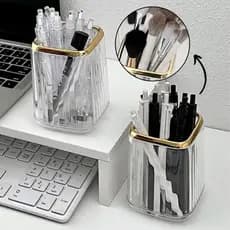Organizador de maquiagem mesa para pincéis de maquiagem caneta lápis batom