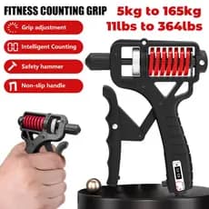 Hand Grip Metal 5-165 kg Resistente Fortalecedor Exercício Braço Antebraço Mola com Ajuste de Força