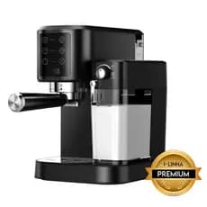 Máquina de Café Cappuccino Latte Cafeteira Gourmet 110V 20 Bar Espuma de Leite Envio Rápido