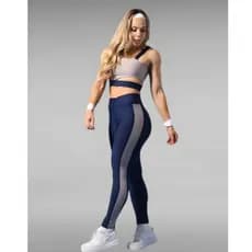 Conjunto Academia Fitness Top + Calça Legging Estilo Premium