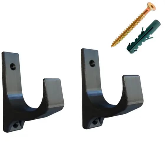 Suporte de Parede para Rifles Airsoft | Compatível com AEP e GBB (Par) | ABS Reforçado Universal