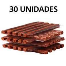 Kit Reparo para Pneus sem Câmara | 30 Refil Macarrão Autovulcanizante CARRO MOTO BIKE CAMINHAO