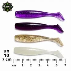 shad 7cm kit 10 unidades + brinde