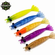 kit 20 6 cm iscas artificial soft bait