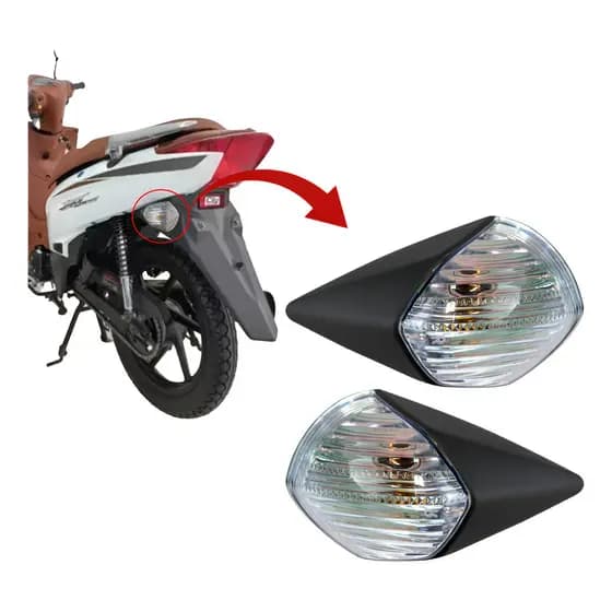 Par Piscas Traseiro Shineray Jet Nova 50s 125ss 2022 A 2025