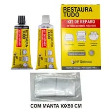Kit Restauratudo Reparo Cola Parachoque (vedachoque) 190gr
