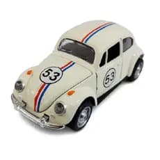 Miniatura Ferro Fusquinha Filme Fusca Herbie 53 Brinquedo