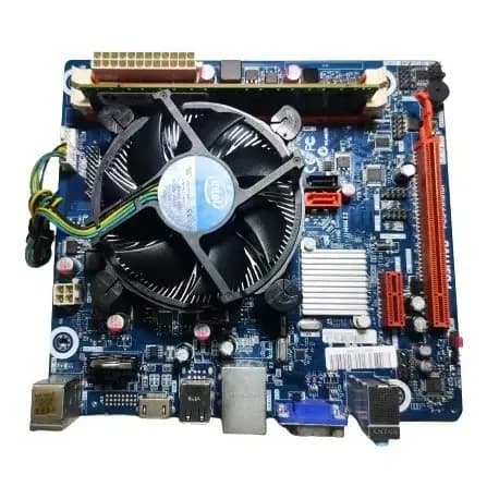 PLACA MÃE 1150 COM DISSIPADOR PROCESSADOR E MEMORIA TESTADA COM GARANTIA