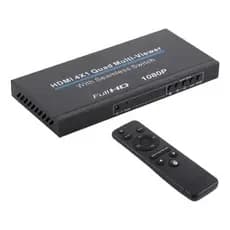 Switch Hdmi Multi-Viewer 4X1, Hdmi Quad Seamless Switcher 4 Em 1 MAFUEAY Suporte para Saída 1080P @ 60 Hz